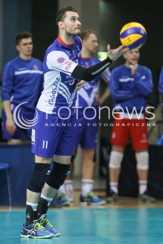  20.02.2016 RZESZOW <br />SIATKOWKA PLUS LIGA 2015/2016 MEN VOLLEYBALL POLAND POLISH PLUSLIGA LEAGUE SEASON 2015/2016 <br />MECZ ASSECO RESOVIA RZESZOW - LUCZNICZKA BYDGOSZCZ <br />N/Z MICHAL RUCIAK SYLWETKA <br /> 