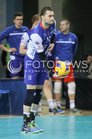  20.02.2016 RZESZOW <br />SIATKOWKA PLUS LIGA 2015/2016 MEN VOLLEYBALL POLAND POLISH PLUSLIGA LEAGUE SEASON 2015/2016 <br />MECZ ASSECO RESOVIA RZESZOW - LUCZNICZKA BYDGOSZCZ <br />N/Z MICHAL RUCIAK SYLWETKA <br /> 