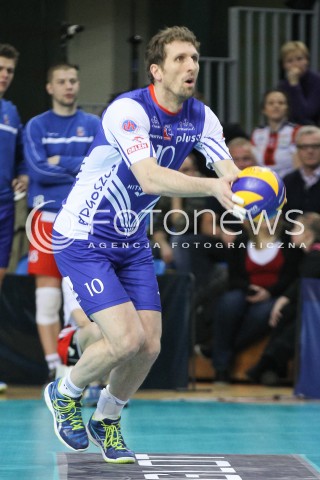  20.02.2016 RZESZOW <br />SIATKOWKA PLUS LIGA 2015/2016 MEN VOLLEYBALL POLAND POLISH PLUSLIGA LEAGUE SEASON 2015/2016 <br />MECZ ASSECO RESOVIA RZESZOW - LUCZNICZKA BYDGOSZCZ <br />N/Z DAWID MUREK SYLWETKA <br /> 