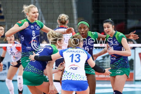  21.02.2016 LODZ SIATKOWKA ORLEN LIGA SEZON 2015/2016 WOMEN VOLLEYBALL POLISH SEASON BEEF MASTER BUDOWLANI LODZ - PGE ATOM TREFL SOPOT<br />
N/Z RADOSC EMOCJE WYGRANA<br />
 
