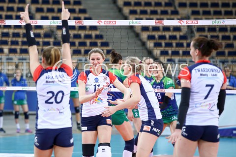  21.02.2016 LODZ SIATKOWKA ORLEN LIGA SEZON 2015/2016 WOMEN VOLLEYBALL POLISH SEASON BEEF MASTER BUDOWLANI LODZ - PGE ATOM TREFL SOPOT<br />
N/Z RADOSC EMOCJE WYGRANA<br />
 