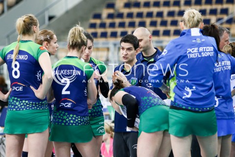  21.02.2016 LODZ SIATKOWKA ORLEN LIGA SEZON 2015/2016 WOMEN VOLLEYBALL POLISH SEASON BEEF MASTER BUDOWLANI LODZ - PGE ATOM TREFL SOPOT<br />
N/Z TRENER MICELLI LORENZO<br />
 