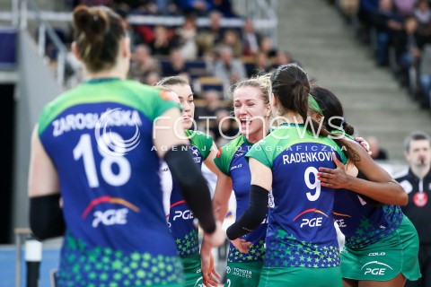  21.02.2016 LODZ SIATKOWKA ORLEN LIGA SEZON 2015/2016 WOMEN VOLLEYBALL POLISH SEASON BEEF MASTER BUDOWLANI LODZ - PGE ATOM TREFL SOPOT<br />
N/Z RADOSC EMOCJE WYGRANA<br />
 