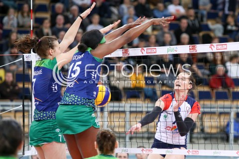  21.02.2016 LODZ SIATKOWKA ORLEN LIGA SEZON 2015/2016 WOMEN VOLLEYBALL POLISH SEASON BEEF MASTER BUDOWLANI LODZ - PGE ATOM TREFL SOPOT<br />
N/Z JULIA TWARDOWSKA<br />
 