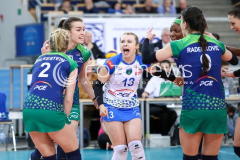  21.02.2016 LODZ SIATKOWKA ORLEN LIGA SEZON 2015/2016 WOMEN VOLLEYBALL POLISH SEASON BEEF MASTER BUDOWLANI LODZ - PGE ATOM TREFL SOPOT<br />
N/Z RADOSC EMOCJE WYGRANA<br />
 