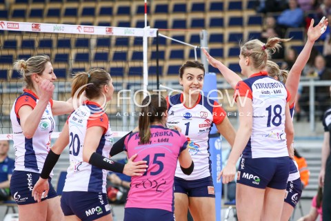  21.02.2016 LODZ SIATKOWKA ORLEN LIGA SEZON 2015/2016 WOMEN VOLLEYBALL POLISH SEASON BEEF MASTER BUDOWLANI LODZ - PGE ATOM TREFL SOPOT<br />
N/Z RADOSC EMOCJE WYGRANA<br />
 