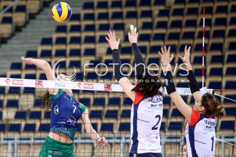  21.02.2016 LODZ SIATKOWKA ORLEN LIGA SEZON 2015/2016 WOMEN VOLLEYBALL POLISH SEASON BEEF MASTER BUDOWLANI LODZ - PGE ATOM TREFL SOPOT<br />
N/Z MAGDALENA DAMASKE<br />
 