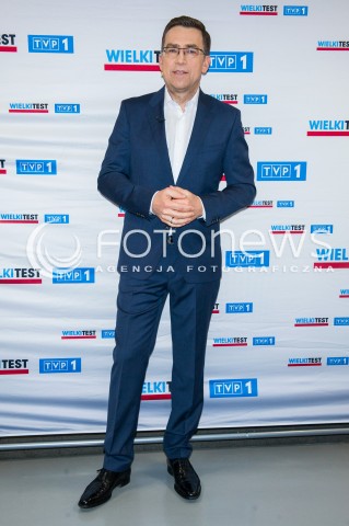  22.02.2016 WARSZAWA TVP<br />WIELKI TEST WIEDZY EKONOMICZNEJ<br />N/Z MACIEJ ORLOS<br /> 