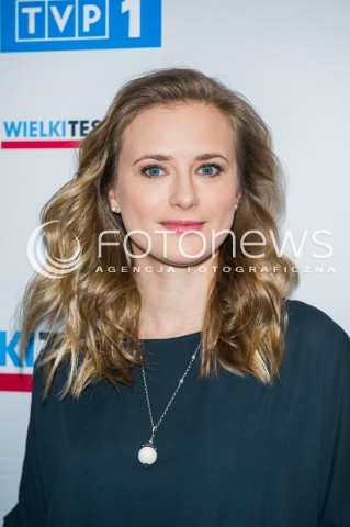  22.02.2016 WARSZAWA TVP<br />WIELKI TEST WIEDZY EKONOMICZNEJ<br />N/Z MARTA CHODOROWSKA<br /> 