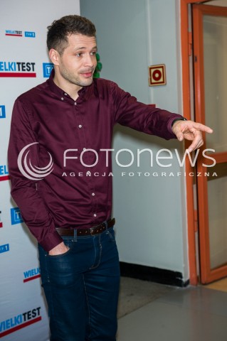  22.02.2016 WARSZAWA TVP<br />WIELKI TEST WIEDZY EKONOMICZNEJ<br />N/Z ANDRZEJ MLYNARCZYK<br /> 