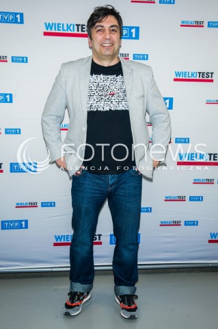  22.02.2016 WARSZAWA TVP<br />WIELKI TEST WIEDZY EKONOMICZNEJ<br />N/Z PAOLO COZZA<br /> 