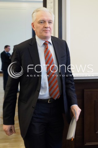 23.02.2016 WARSZAWA<br /> POSIEDZENIE RADY MINISTROW <br />N/Z JAROSLAW GOWIN<br /> 