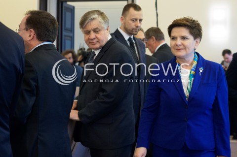  23.02.2016 WARSZAWA<br /> POSIEDZENIE RADY MINISTROW <br />N/Z PREMIER BARBARA SZYDLO I KRZYSZTOF JURGIEL<br /> 