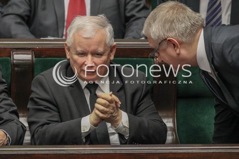  25.02.2016 WARSZAWA SEJM<br />POSIEDZENIE SEJMU RP<br />N/Z JAROSLAW KACZYNSKI<br /> 