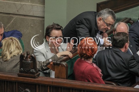  25.02.2016 WARSZAWA SEJM<br />POSIEDZENIE SEJMU RP<br />N/Z ELZBIETA RAFALSKA ANNA ZALEWSKA<br /> 