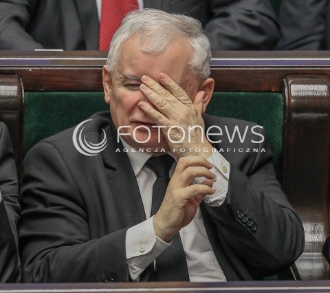  25.02.2016 WARSZAWA SEJM<br />POSIEDZENIE SEJMU RP<br />N/Z JAROSLAW KACZYNSKI<br /> 