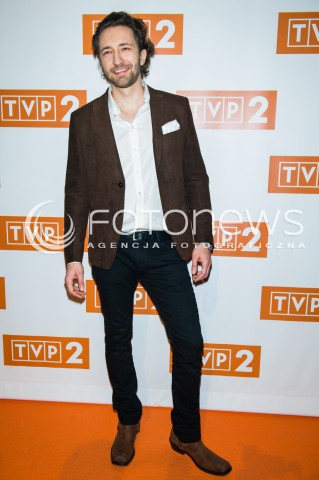  25.02.2016 WARSZAWA<br />WIOSENNA RAMOWKA TVP2<br />N/Z DARIUSZ WIETESKA<br /> 