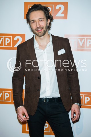  25.02.2016 WARSZAWA<br />WIOSENNA RAMOWKA TVP2<br />N/Z DARIUSZ WIETESKA<br /> 