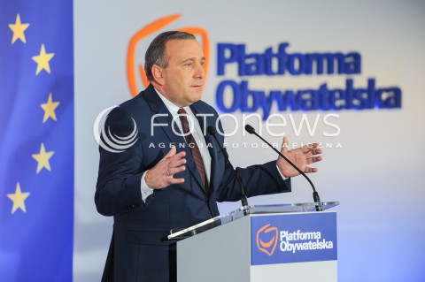  26.02.2016 WARSZAWA<br />RADA KRAJOWA PLATFORMY OBYWATELSKIEJ<br />N/Z GRZEGORZ SCHETYNA<br /> 