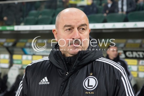  28.02.2016 WARSZAWA PILKA NOZNA <br />FOOTBALL EKSTRAKLASA STADION LEGII<br />MECZ LEGIA WARSZAWA - RUCH CHORZOW<br />N/Z STANISLAV CZERCZESOW<br /> 
