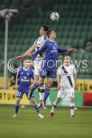 28.02.2016 WARSZAWA PILKA NOZNA <br />FOOTBALL EKSTRAKLASA STADION LEGII<br />MECZ LEGIA WARSZAWA - RUCH CHORZOW<br />N/Z TOMASZ JODLOWIEC PATRYK LIPSKI<br /> 