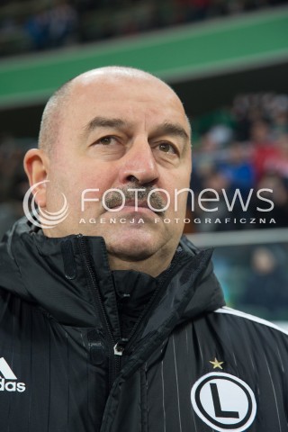  28.02.2016 WARSZAWA PILKA NOZNA <br />FOOTBALL EKSTRAKLASA STADION LEGII<br />MECZ LEGIA WARSZAWA - RUCH CHORZOW<br />N/Z STANISLAV CZERCZESOW<br /> 