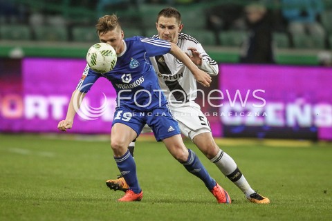  28.02.2016 WARSZAWA PILKA NOZNA <br />FOOTBALL EKSTRAKLASA STADION LEGII<br />MECZ LEGIA WARSZAWA - RUCH CHORZOW<br />N/Z TOMASZ PODGORSKI ARTUR JEDRZEJCZYK<br /> 
