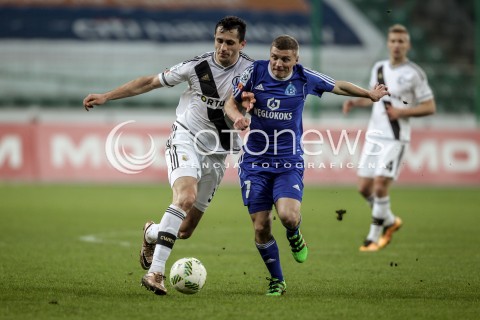  28.02.2016 WARSZAWA PILKA NOZNA <br />FOOTBALL EKSTRAKLASA STADION LEGII<br />MECZ LEGIA WARSZAWA - RUCH CHORZOW<br />N/Z TOMASZ JODLOWIEC <br /> 