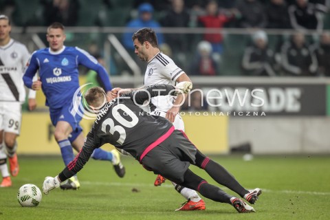  28.02.2016 WARSZAWA PILKA NOZNA <br />FOOTBALL EKSTRAKLASA STADION LEGII<br />MECZ LEGIA WARSZAWA - RUCH CHORZOW<br />N/Z NEMANJA NIKOLIC<br /> 