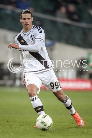  28.02.2016 WARSZAWA PILKA NOZNA <br />FOOTBALL EKSTRAKLASA STADION LEGII<br />MECZ LEGIA WARSZAWA - RUCH CHORZOW<br />N/Z ALEKSANDAR PRIJOVIC<br /> 