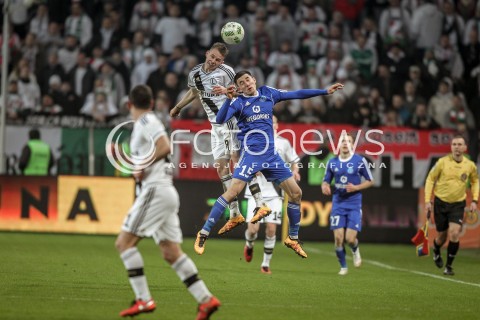  28.02.2016 WARSZAWA PILKA NOZNA <br />FOOTBALL EKSTRAKLASA STADION LEGII<br />MECZ LEGIA WARSZAWA - RUCH CHORZOW<br />N/Z MARTIN KONCZAKOWSKI ONDREJ DUDA<br /> 