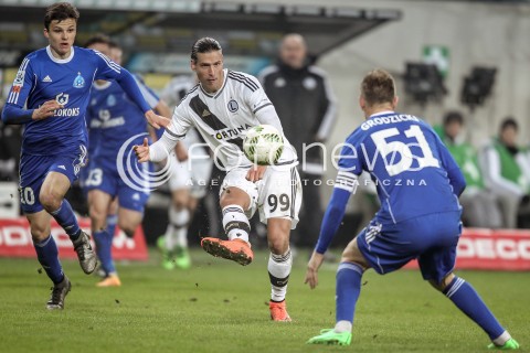  28.02.2016 WARSZAWA PILKA NOZNA <br />FOOTBALL EKSTRAKLASA STADION LEGII<br />MECZ LEGIA WARSZAWA - RUCH CHORZOW<br />N/Z ALEKSANDAR PRIJOVIC<br /> 