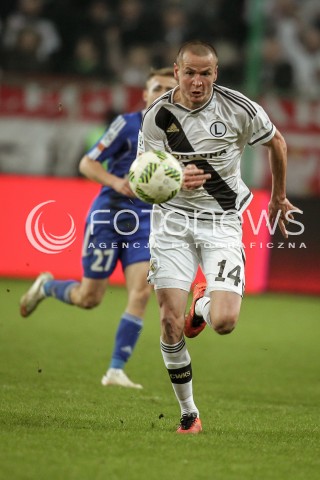  28.02.2016 WARSZAWA PILKA NOZNA <br />FOOTBALL EKSTRAKLASA STADION LEGII<br />MECZ LEGIA WARSZAWA - RUCH CHORZOW<br />N/Z MICHAL PAZDAN<br /> 