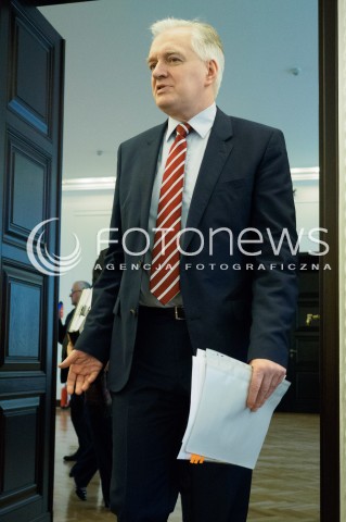  01.03.2016 WARSZAWA<br /> POSIEDZENIE RADY MINISTROW <br />N/Z JAROSLAW GOWIN<br /> 