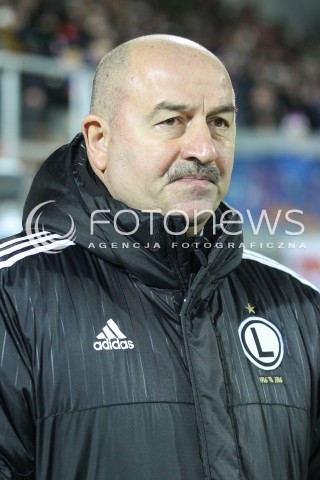  02.03.2016 NIECIECZA <br />PILKA NOZNA T-MOBILE EKSTRAKLASA SEZON 2015/2016 <br />FOOTBALL POLISH EKSTRAKLASA SEASON 2015/16<br />MECZ TERMALICA BRUK-BET NIECIECZA - LEGIA WARSZAWA <br />N/Z STANISLAW CZERCZESOW - I TRENER ( HEAD COACH ) SYLWETKA <br /> 