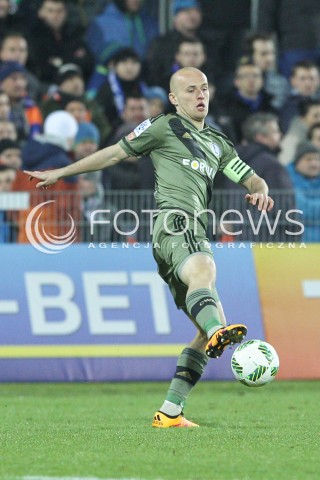  02.03.2016 NIECIECZA <br />PILKA NOZNA T-MOBILE EKSTRAKLASA SEZON 2015/2016 <br />FOOTBALL POLISH EKSTRAKLASA SEASON 2015/16<br />MECZ TERMALICA BRUK-BET NIECIECZA - LEGIA WARSZAWA <br />N/Z MICHAL PAZDAN SYLWETKA <br /> 
