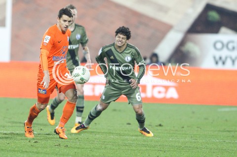  02.03.2016 NIECIECZA <br />PILKA NOZNA T-MOBILE EKSTRAKLASA SEZON 2015/2016 <br />FOOTBALL POLISH EKSTRAKLASA SEASON 2015/16<br />MECZ TERMALICA BRUK-BET NIECIECZA - LEGIA WARSZAWA <br />N/Z DAWID PLIZGA <br /> 