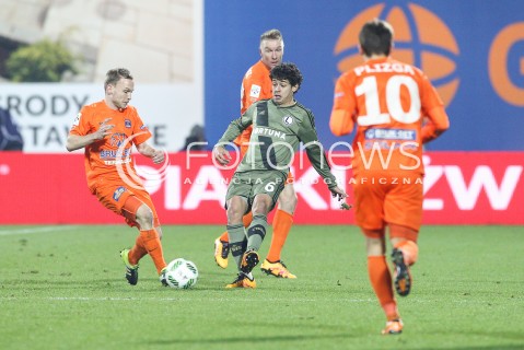  02.03.2016 NIECIECZA <br />PILKA NOZNA T-MOBILE EKSTRAKLASA SEZON 2015/2016 <br />FOOTBALL POLISH EKSTRAKLASA SEASON 2015/16<br />MECZ TERMALICA BRUK-BET NIECIECZA - LEGIA WARSZAWA <br />N/Z BARTLOMIEJ BABIARZ GUILHERME C. MARQUES <br /> 