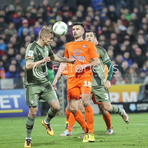  02.03.2016 NIECIECZA <br />PILKA NOZNA T-MOBILE EKSTRAKLASA SEZON 2015/2016 <br />FOOTBALL POLISH EKSTRAKLASA SEASON 2015/16<br />MECZ TERMALICA BRUK-BET NIECIECZA - LEGIA WARSZAWA <br />N/Z IGOR LEWCZUK PAVOL STANO <br /> 