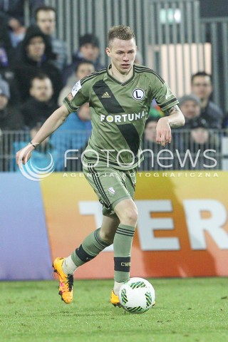  02.03.2016 NIECIECZA <br />PILKA NOZNA T-MOBILE EKSTRAKLASA SEZON 2015/2016 <br />FOOTBALL POLISH EKSTRAKLASA SEASON 2015/16<br />MECZ TERMALICA BRUK-BET NIECIECZA - LEGIA WARSZAWA <br />N/Z ONDREJ DUDA SYLWETKA <br /> 