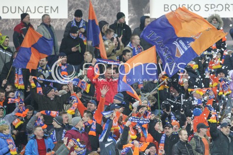  02.03.2016 NIECIECZA <br />PILKA NOZNA T-MOBILE EKSTRAKLASA SEZON 2015/2016 <br />FOOTBALL POLISH EKSTRAKLASA SEASON 2015/16<br />MECZ TERMALICA BRUK-BET NIECIECZA - LEGIA WARSZAWA <br />N/Z KIBICE TERMALIKI RADOSC FLAGI SZALIKI OPRAWA DOPING<br /> 