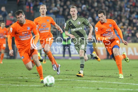  02.03.2016 NIECIECZA <br />PILKA NOZNA T-MOBILE EKSTRAKLASA SEZON 2015/2016 <br />FOOTBALL POLISH EKSTRAKLASA SEASON 2015/16<br />MECZ TERMALICA BRUK-BET NIECIECZA - LEGIA WARSZAWA <br />N/Z ONDREJ DUDA MICHAL MARKOWSKI DALIBOR PLEVA <br /> 