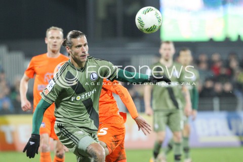  02.03.2016 NIECIECZA <br />PILKA NOZNA T-MOBILE EKSTRAKLASA SEZON 2015/2016 <br />FOOTBALL POLISH EKSTRAKLASA SEASON 2015/16<br />MECZ TERMALICA BRUK-BET NIECIECZA - LEGIA WARSZAWA <br />N/Z ALEKSANDAR PRIJOVIC SYLWETKA <br /> 