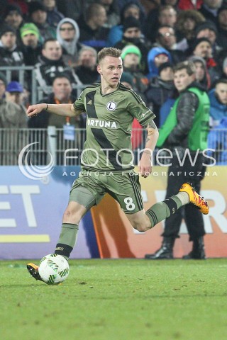  02.03.2016 NIECIECZA <br />PILKA NOZNA T-MOBILE EKSTRAKLASA SEZON 2015/2016 <br />FOOTBALL POLISH EKSTRAKLASA SEASON 2015/16<br />MECZ TERMALICA BRUK-BET NIECIECZA - LEGIA WARSZAWA <br />N/Z ONDREJ DUDA SYLWETKA <br /> 