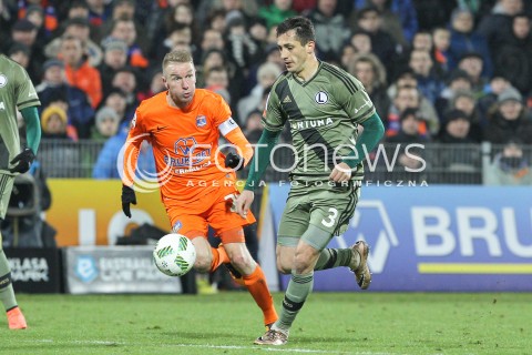  02.03.2016 NIECIECZA <br />PILKA NOZNA T-MOBILE EKSTRAKLASA SEZON 2015/2016 <br />FOOTBALL POLISH EKSTRAKLASA SEASON 2015/16<br />MECZ TERMALICA BRUK-BET NIECIECZA - LEGIA WARSZAWA <br />N/Z DARIUSZ JARECKI TOMASZ JODLOWIEC <br /> 