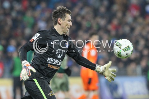  02.03.2016 NIECIECZA <br />PILKA NOZNA T-MOBILE EKSTRAKLASA SEZON 2015/2016 <br />FOOTBALL POLISH EKSTRAKLASA SEASON 2015/16<br />MECZ TERMALICA BRUK-BET NIECIECZA - LEGIA WARSZAWA <br />N/Z KRZYSZTOF PILARZ SYLWETKA <br /> 