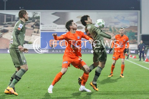  02.03.2016 NIECIECZA <br />PILKA NOZNA T-MOBILE EKSTRAKLASA SEZON 2015/2016 <br />FOOTBALL POLISH EKSTRAKLASA SEASON 2015/16<br />MECZ TERMALICA BRUK-BET NIECIECZA - LEGIA WARSZAWA <br />N/Z GUILHERME C. MARQUES PATRIK MISAK <br /> 