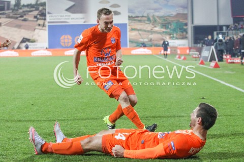  02.03.2016 NIECIECZA <br />PILKA NOZNA T-MOBILE EKSTRAKLASA SEZON 2015/2016 <br />FOOTBALL POLISH EKSTRAKLASA SEASON 2015/16<br />MECZ TERMALICA BRUK-BET NIECIECZA - LEGIA WARSZAWA <br />N/Z WOJCIECH KEDZIORA BARTLOMIEJ BABIARZ RADOSC EMOCJE BRAMKA GOL NA 1:0 DLA NIECIECZY <br /> 