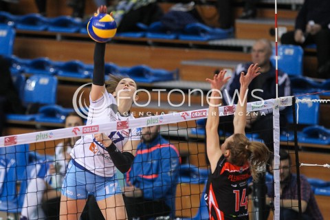  07.03.2016 RZESZOW<br />SIATKOWKA ORLEN LIGA 2015/2016 WOMEN VOLLEYBALL POLAND POLISH ORLENLIGA LEAGUE SEASON 2015/2016<br />MECZ DEVELOPRES SKYRES RZESZOW - KS PALAC BYDGOSZCZ<br />N/Z AGATA SKIBA <br /> 