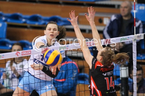  07.03.2016 RZESZOW<br />SIATKOWKA ORLEN LIGA 2015/2016 WOMEN VOLLEYBALL POLAND POLISH ORLENLIGA LEAGUE SEASON 2015/2016<br />MECZ DEVELOPRES SKYRES RZESZOW - KS PALAC BYDGOSZCZ<br />N/Z AGATA SKIBA <br /> 